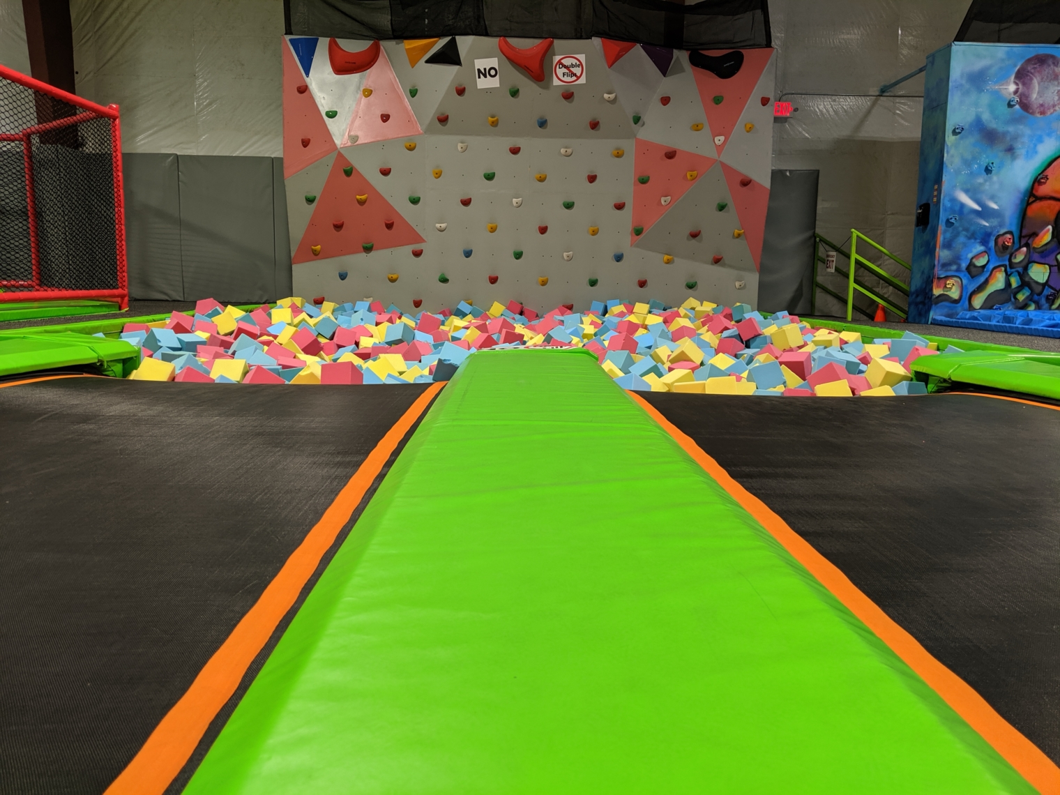 Foam Pit Safari Trampoline