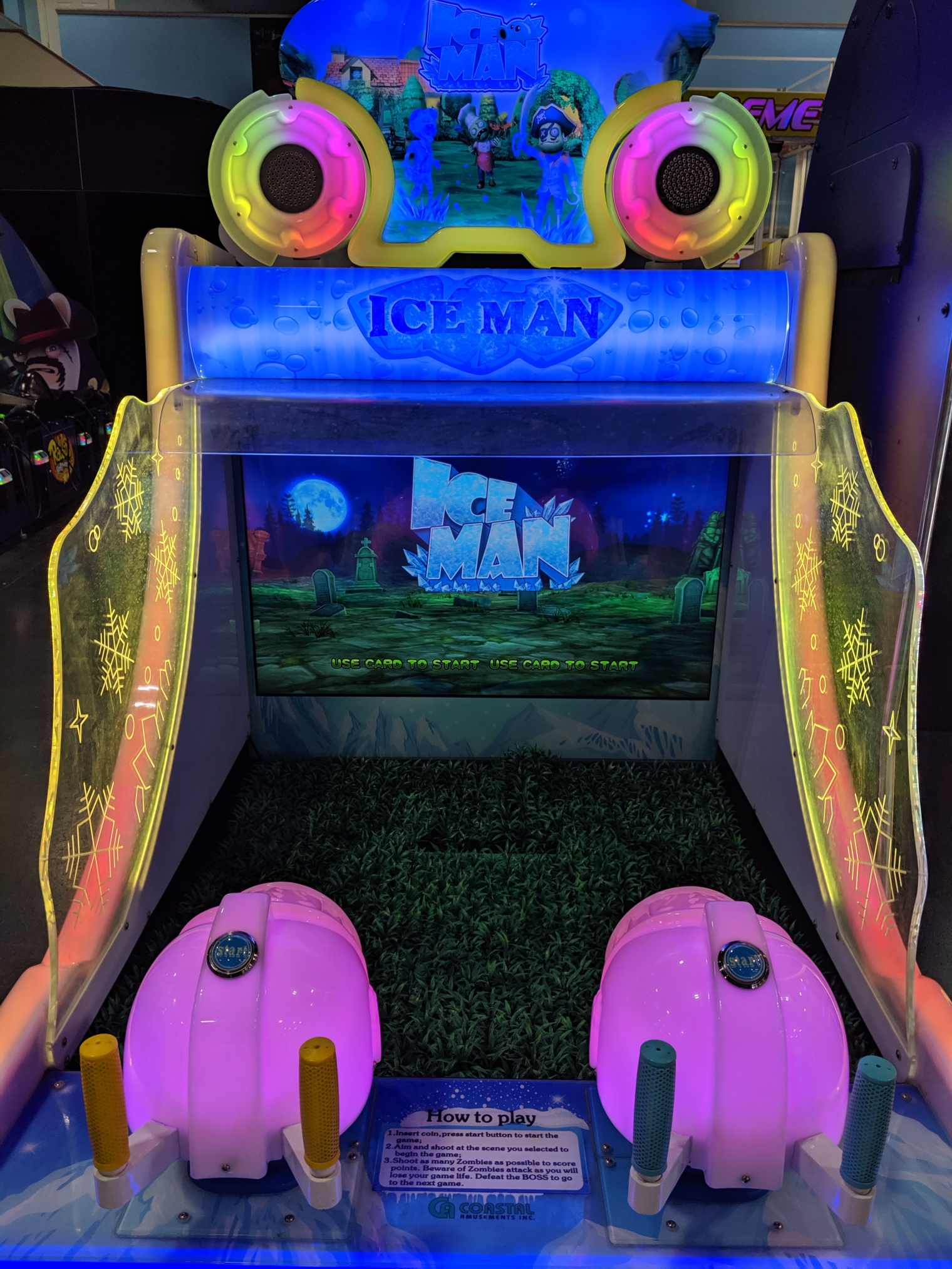 Arcade Games Safari Trampoline